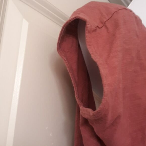 ANN TAYLOR Loft, crop top, short sleeve with tie front, XS - Picture 4 of 7